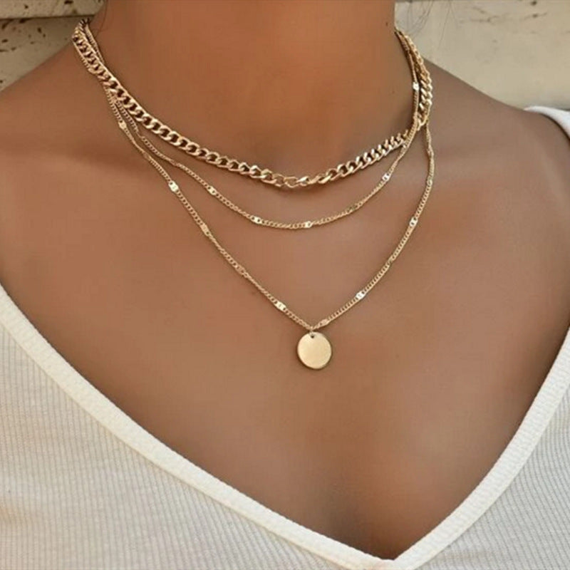 Clavicle Necklace Chains Personality Jewelry